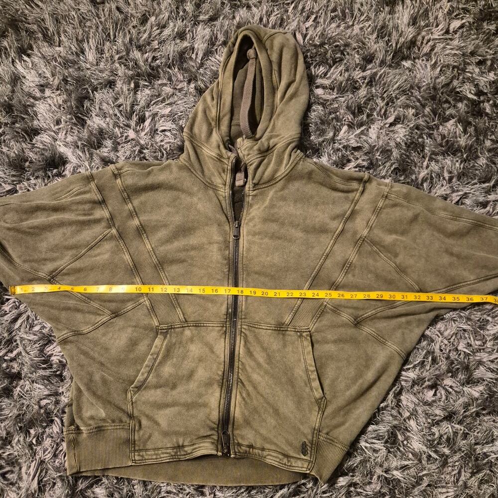 Free People Movement We The Free Camden Hoodie in Olive Green - Picture 9 of 10